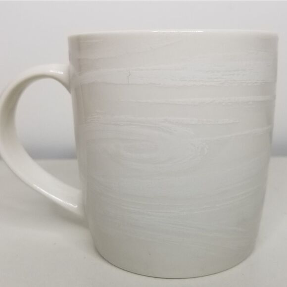 Starbucks 2020 Winter Mug White on White Swirl New Bone China 12fl oz‎ - Picture 4 of 9